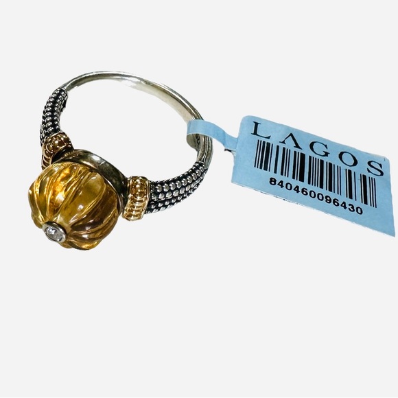 LAGOS - 18K Gold & Sterling Silver Ring - Size 7 - Picture 8 of 11